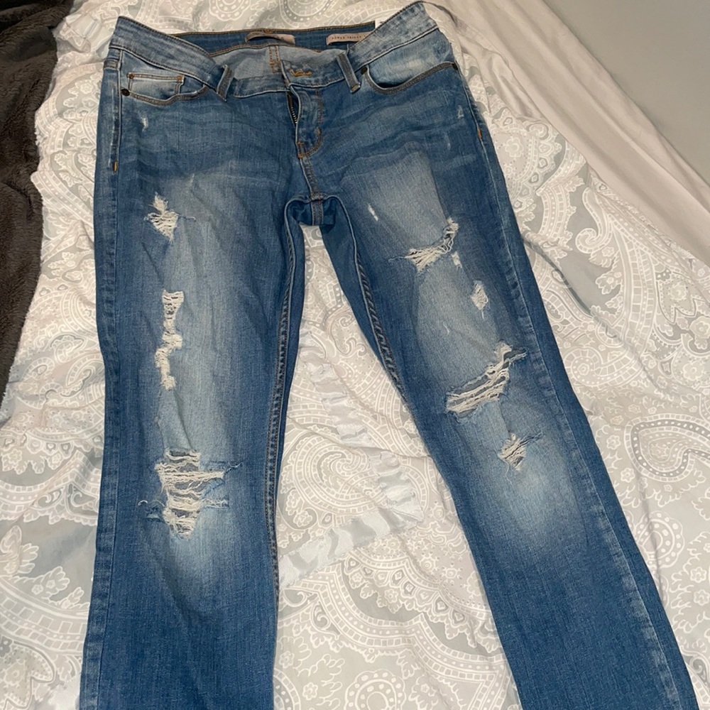 Guess ripped jeans
